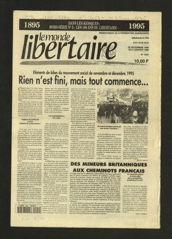 1996 - Le Monde libertaire