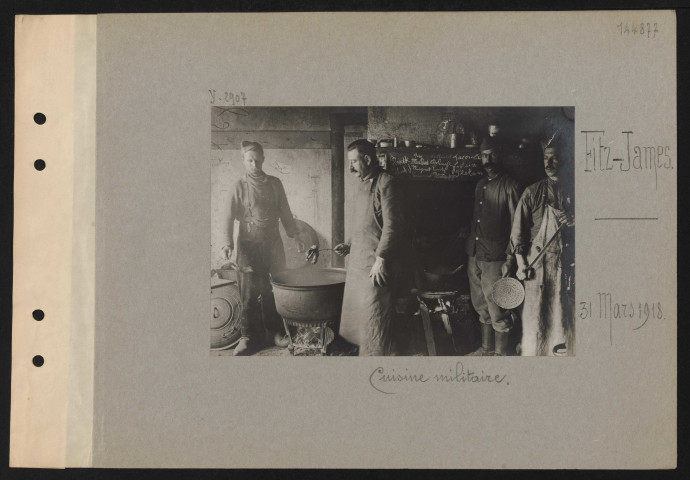 Fitz-James. Cuisine militaire