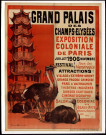 Grand Palais des Champs-Elysées Exposition coloniale de Paris