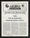 ANCHA. Agencia noticiosa chilena antifascista - édition en espagnol - 1981