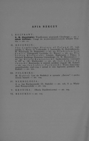 Teki Historyczne (1952; Tome V, n°3-4)  Autre titre : Cahiers d'Histoire - Historical Papers