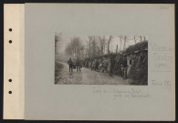 Villiers-sur-Coudun (près). Camp de "l'arbre de la butte" : partie des baraquements