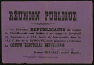 Les électeurs Républicains Sont invités à se réunir Pour L'élection du Comité électoral républicain