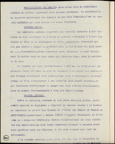 Le petit bleu : N° 09