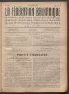 Novembre 1925 - La Fédération balkanique