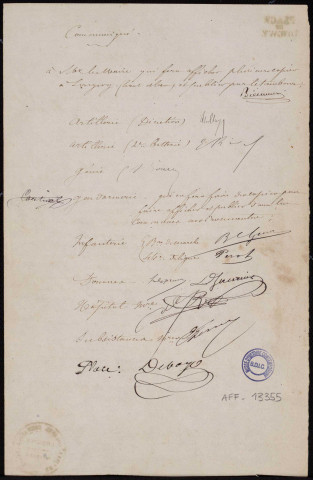 État de siège No 44 : Communiqué