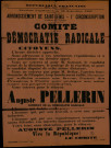 Élections législatives Arrondissement de Saint-Denis : Comité de la démocratie radicale Auguste Pellerin