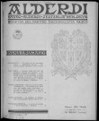 Alderdi (1961 : n° 166-176). Sous-Titre : Boletín del Partido nacionalista vasco