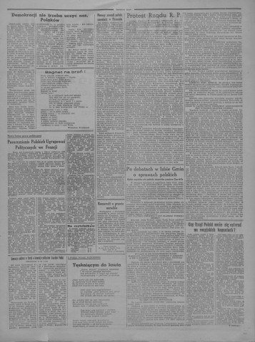Trybuna Ludu (1945; n°1-12)  Sous-Titre : Organ nieugietego Ludu Polskiego  Autre titre : La Tribune du Peuple - Organe du Peuple Polonais