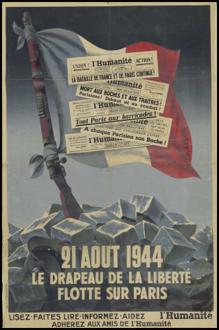 21 août 1944 : le drapeau de la liberté flotte sur Paris