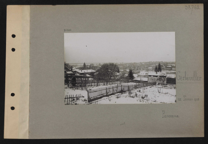 Gerbéviller. Panorama