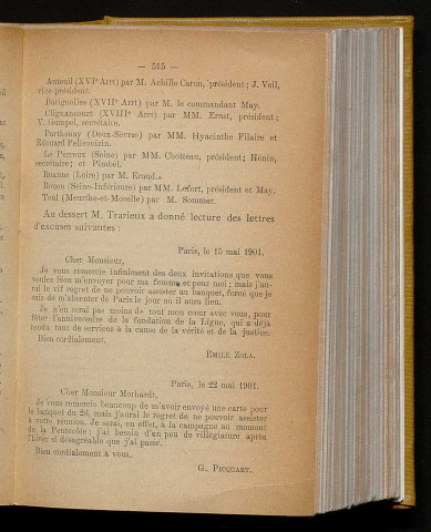 Juillet 1901 - Bulletin officiel de la Ligue des Droits de l'Homme