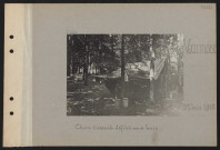 Vaumoise. Chars d'assaut défilés sous bois