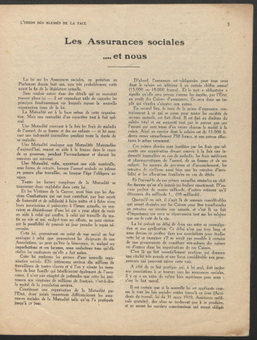 Année 1928. Bulletin de l'Union des blessés de la face "Les Gueules cassées"