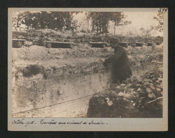 Tranchées aux environs de Souain