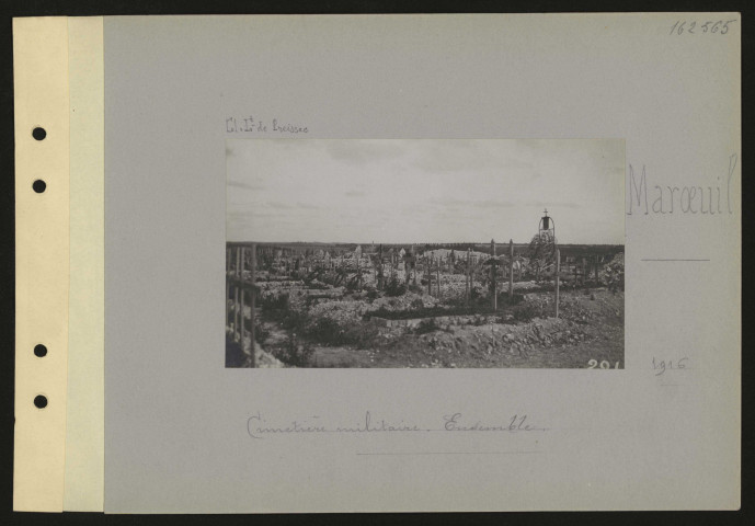 Maroeuil. Cimetière militaire. Ensemble
