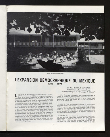Nouvelles du Mexique - 1971