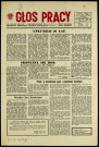 Glos Pracy (1968; n°1- n°12)  Sous-Titre : Miesiecznik robotnikow polskich zrzeszonych w C. G. T. Force Ouvrière.  Autre titre : "La Voix du Travail". Journal polonais de la C. G. T. Force Ouvrière