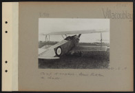 Villacoublay. Camp d'aviation. Avion Fokker de chasse
