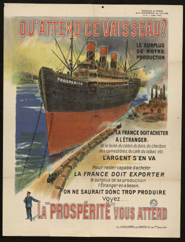 Qu'attend ce vaisseau ? La prospérité vous attend