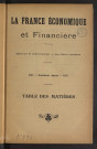 Année 1917 La France économique et financière, fondé en 1902 avec le concours des principales banques de province de France, paraissant le samedi
