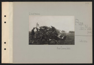 Roye-sur-Matz (près de). Avion Caudron abattu