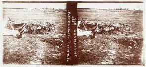 Fokker abattu, pilote tué
