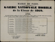 Garde nationale mobile de la classe de 1869