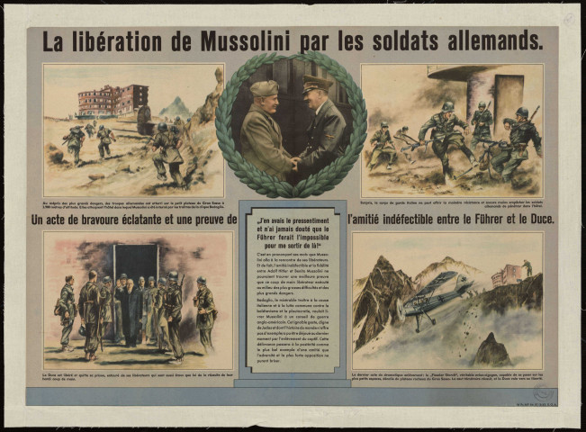 La libération de Mussolini par les soldats allemands