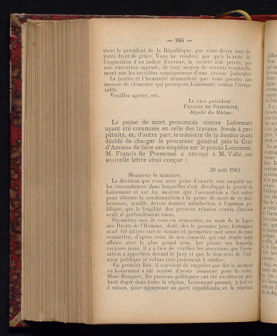 Septembre 1903 - Bulletin officiel de la Ligue des Droits de l'Homme