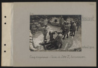 Boisicourt. Camp d'expériences : canon de 240T ; la manœuvre