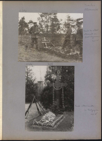 S.l. (Tombes allemandes). Tombe allemande en Belgique