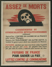 Assez de morts: communistes et syndicalistes révolutionnaires