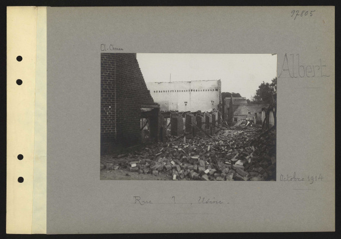 Albert. Rue ?, usine