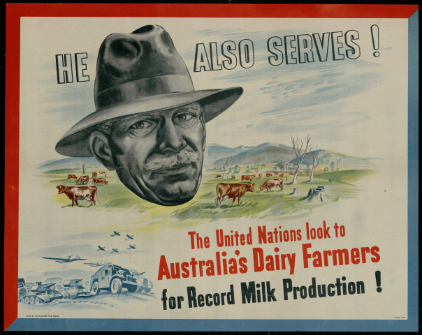 He also serves ! The United Nations look to Australia's Dairy farmers for Record milk production !