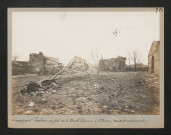Explosion du fort de la Double Couronne à Saint-Denis (maisons avoisinantes)