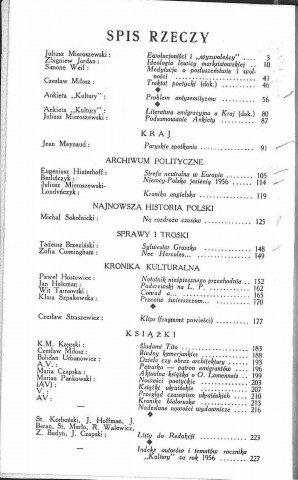 Kultura (1957, n°1(111) - n°12(122))  Sous-Titre : Szkice - Opowiadania - Sprawozdania  Autre titre : "La Culture". Revue mensuelle