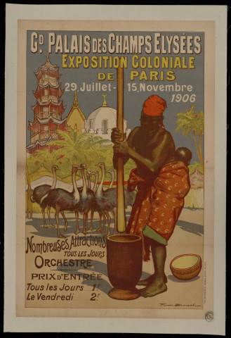 Gd.Palais des Champs-Elysées Exposition coloniale de Paris
