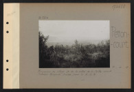 Pettoncourt. Panorama du village et de la vallée de la Seille avant l'attaque française prévue le 12.12.18