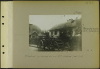 Strasbourg. Mitrailleuse sur caisson du 132e régiment d'infanterie allemand (XVe C.A.)