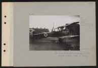 Pont-l'Évêque. Parc d'aviation : avion allemand LVG dernier modèle, abattu à Orrouy