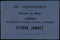 Election du Maire : Pierre Jannet