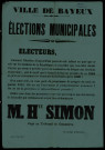Élections Municipales : M. Hte Simon