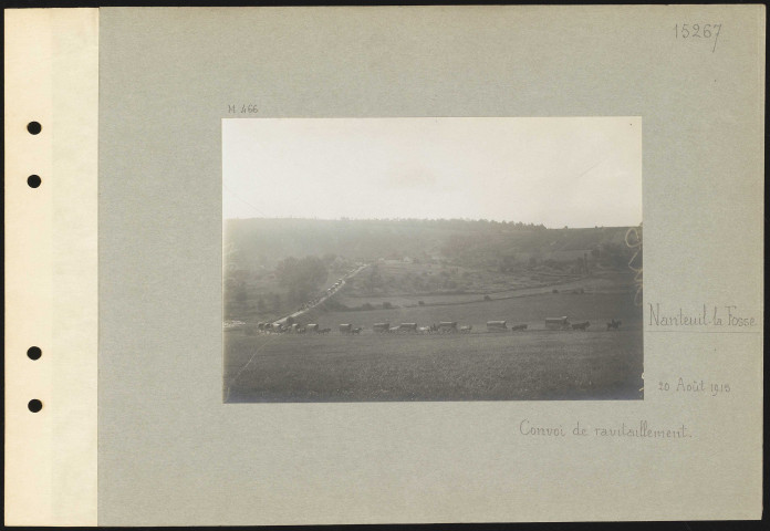 Nanteuil-la-Fosse. Convoi de ravitaillement