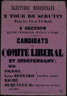 Elections municipales : candidats du comité libéral et indépendant