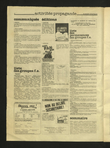 1987 - Le Monde libertaire