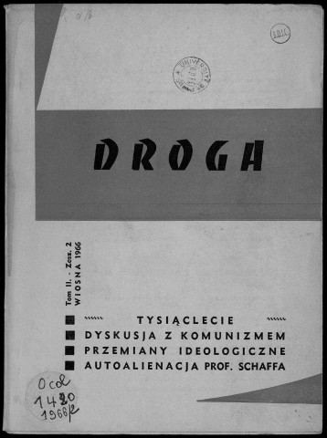 Droga (1966: printemps)