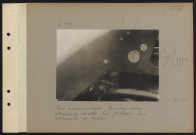 Saint-Cyr. Parc aéronautique. Premier avion allemand abattu par Gilbert. Les appareils de bord