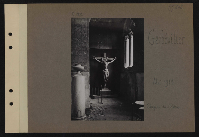 Gerbéviller. Chapelle du château