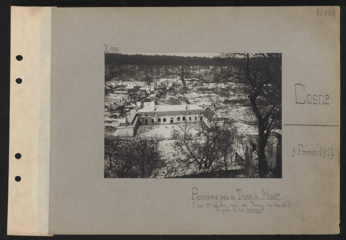 Cosne. Panorama pris de Tracy-le-Mont (au premier plan un coin de Tracy-le-Mont d'après le numéro 155266)